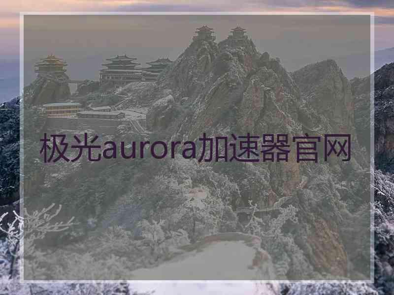 极光aurora加速器官网