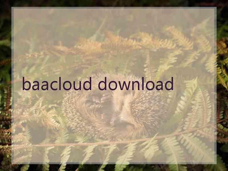 baacloud download
