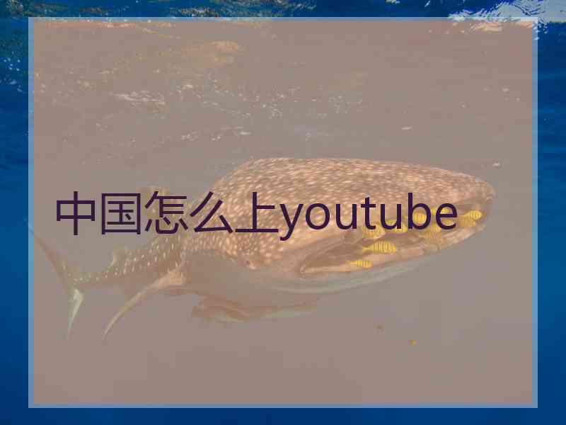 中国怎么上youtube