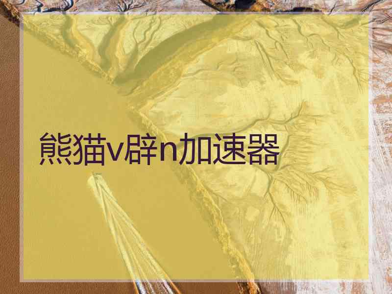 熊猫v辟n加速器