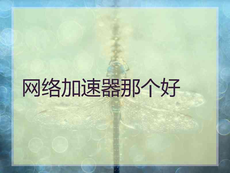 网络加速器那个好