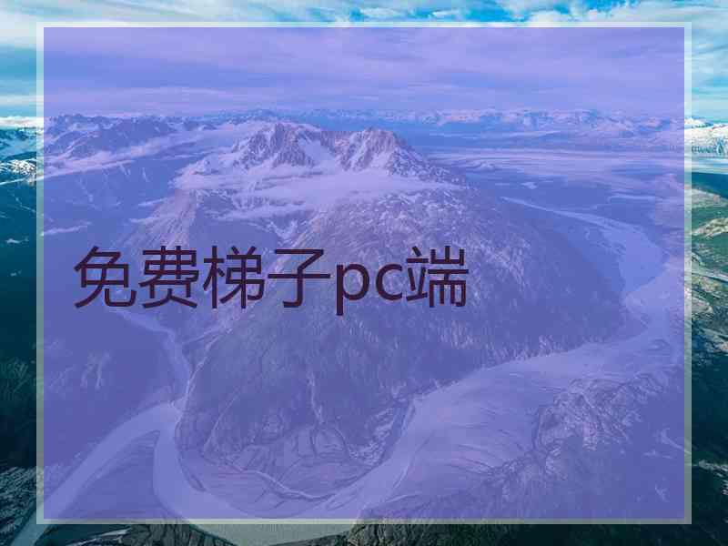 免费梯子pc端