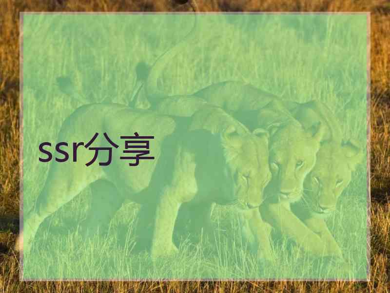 ssr分享