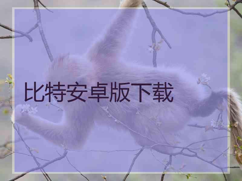 比特安卓版下载