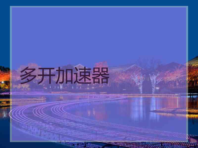 多开加速器