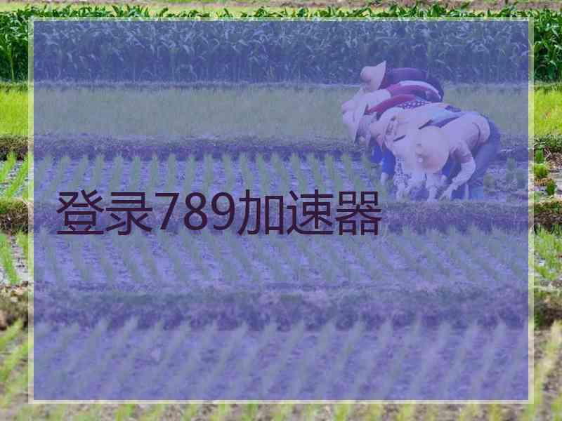 登录789加速器