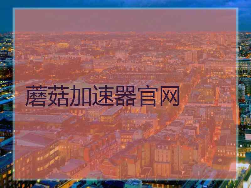 蘑菇加速器官网