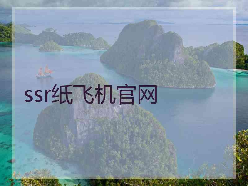 ssr纸飞机官网