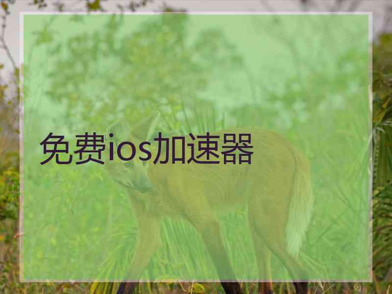 免费ios加速器