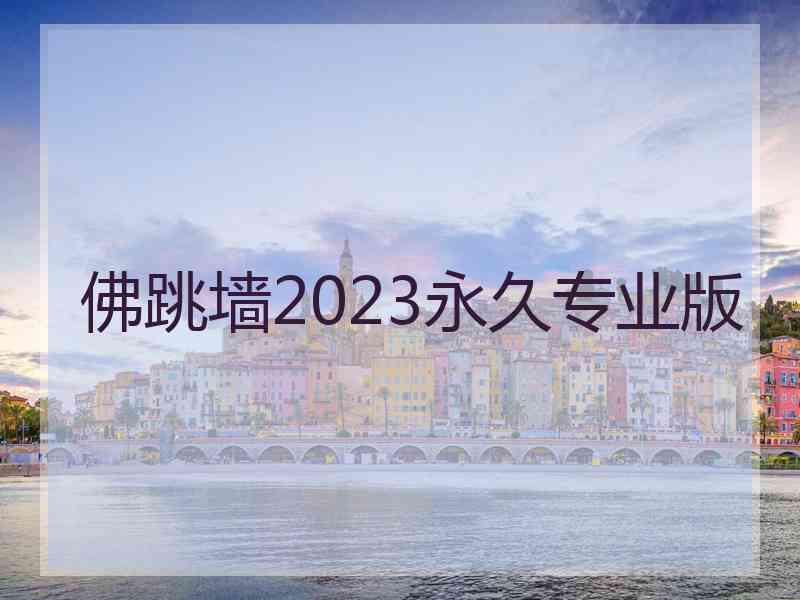 佛跳墙2023永久专业版
