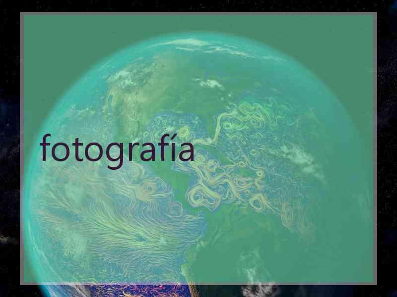 fotografía
