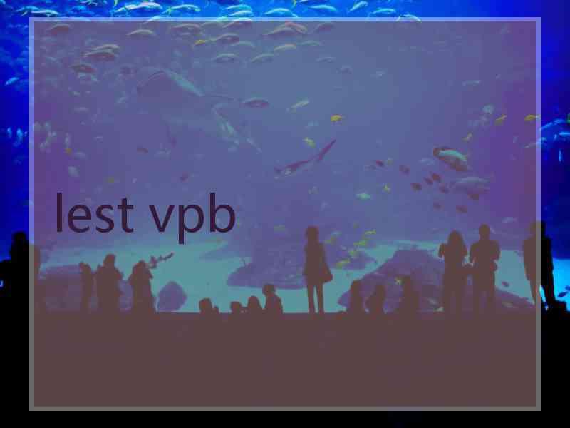 lest vpb