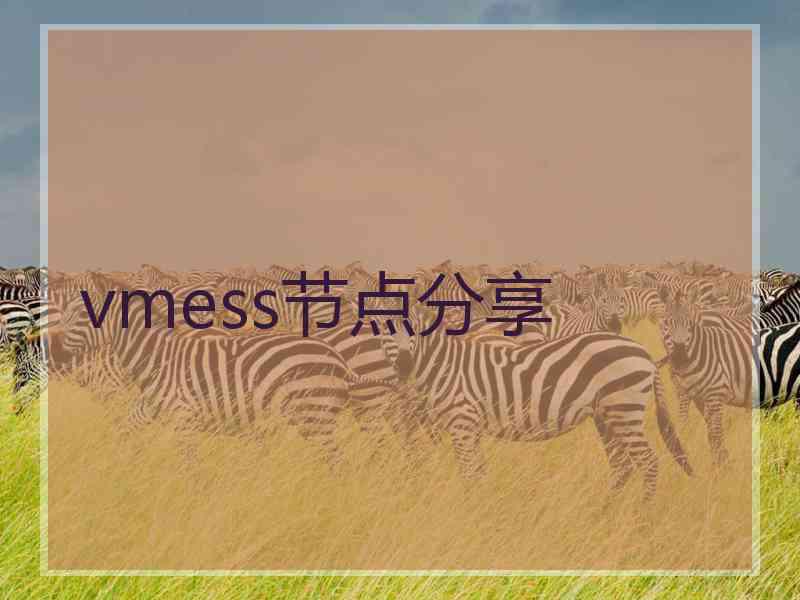 vmess节点分享