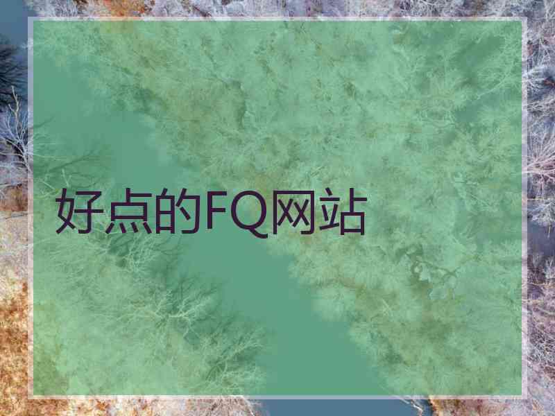 好点的FQ网站