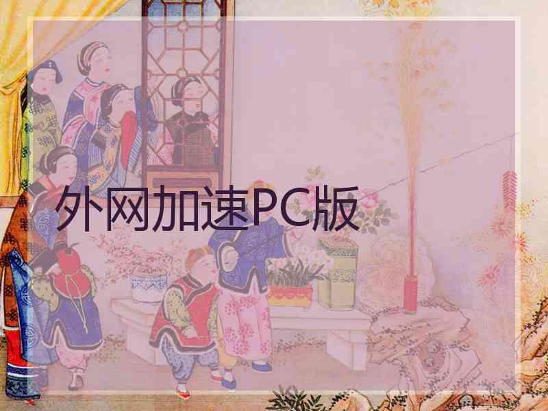 外网加速PC版