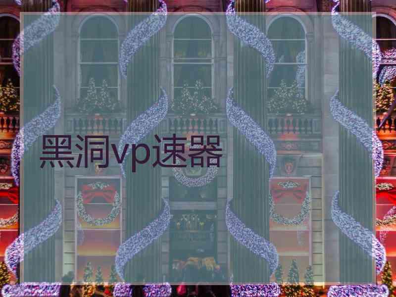 黑洞vp速器