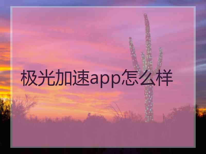 极光加速app怎么样