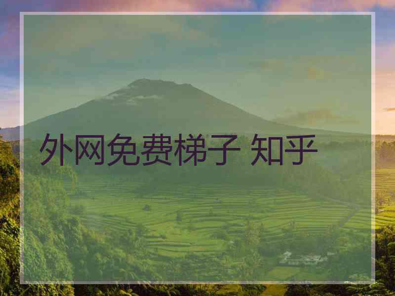 外网免费梯子 知乎
