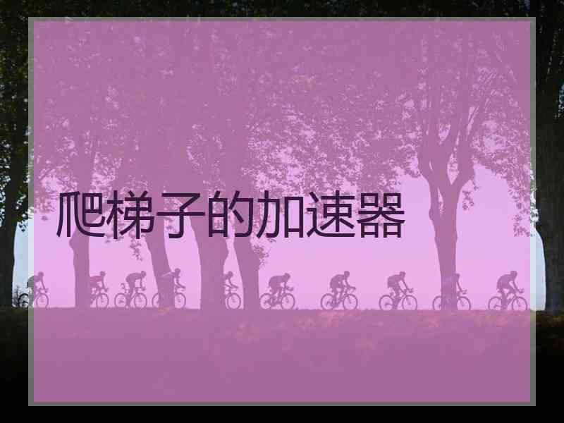 爬梯子的加速器