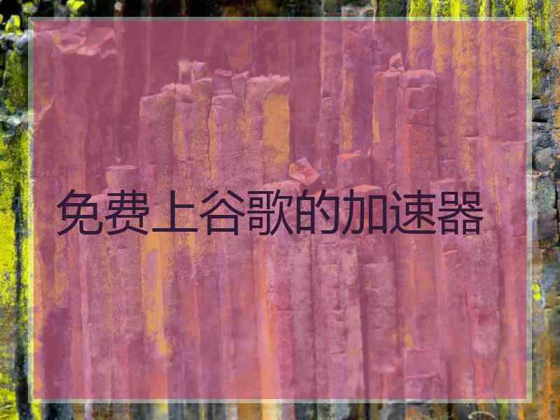 免费上谷歌的加速器