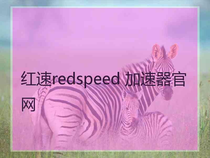 红速redspeed 加速器官网