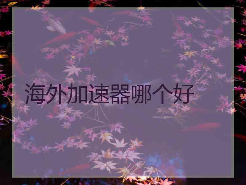 海外加速器哪个好