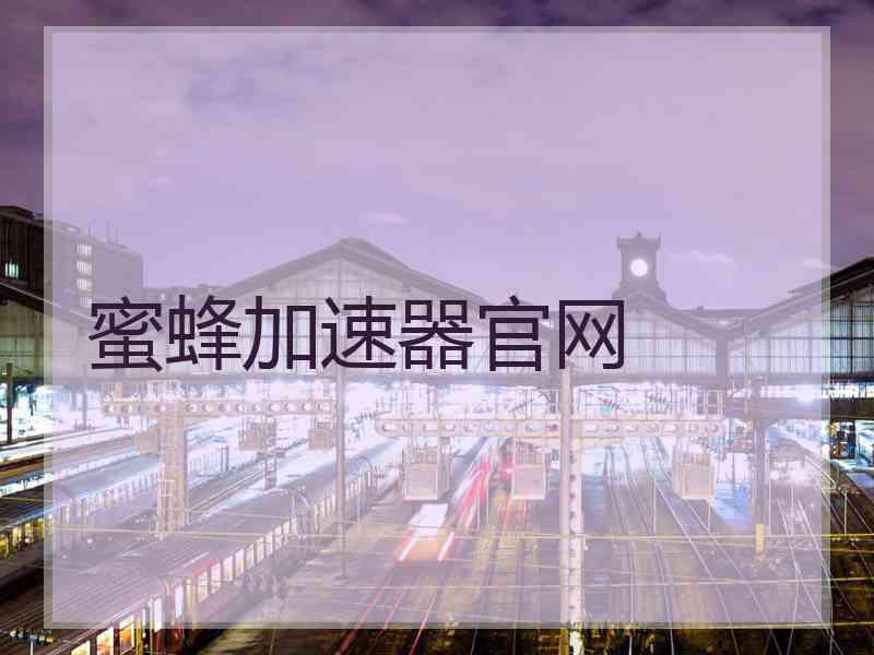 蜜蜂加速器官网
