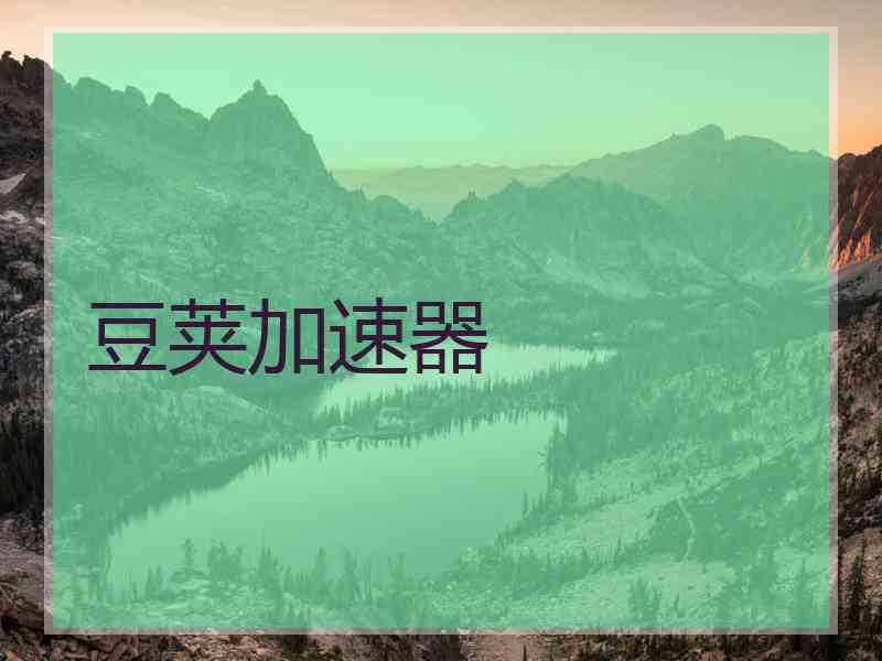 豆荚加速器