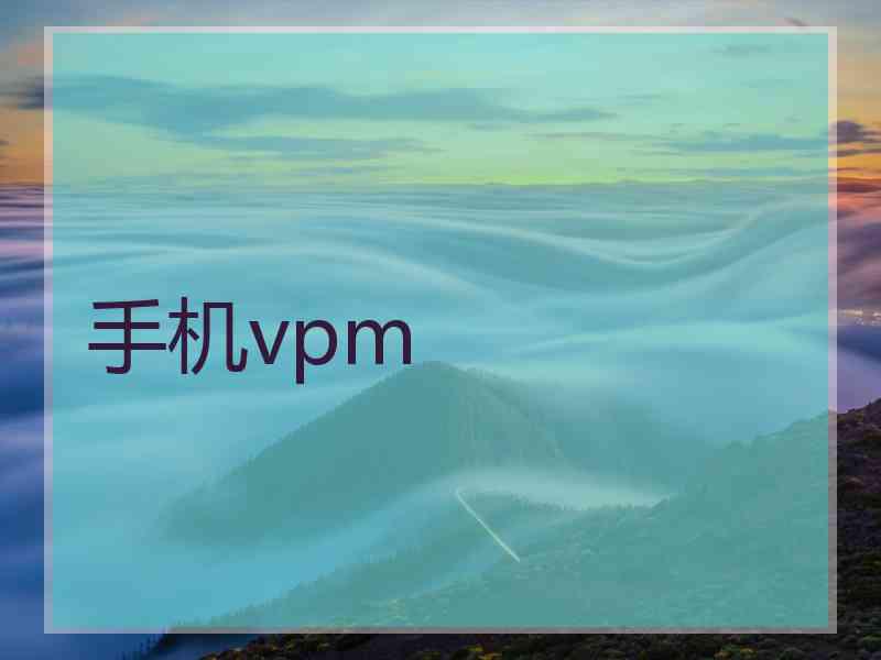 手机vpm