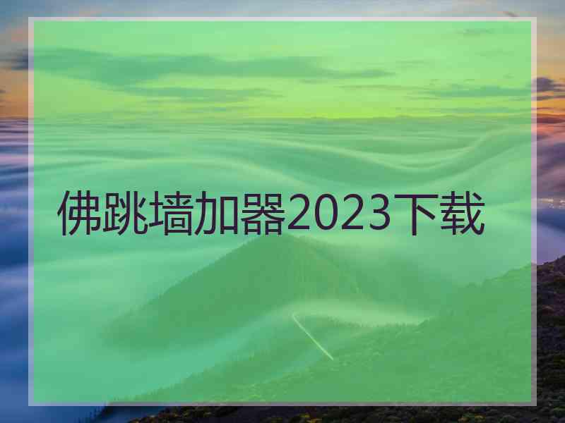 佛跳墙加器2023下载