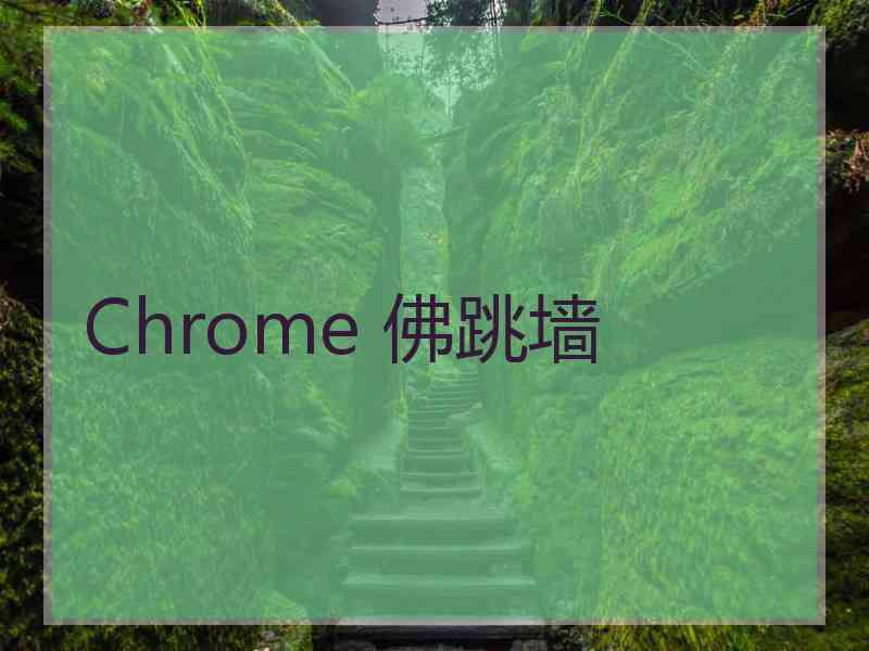 Chrome 佛跳墙