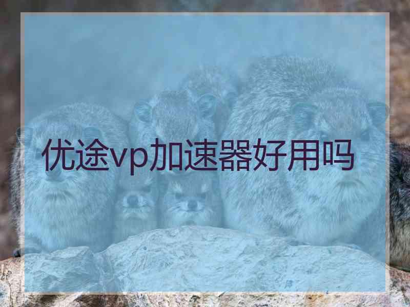 优途vp加速器好用吗