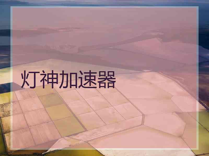 灯神加速器