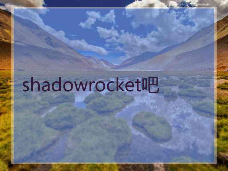 shadowrocket吧