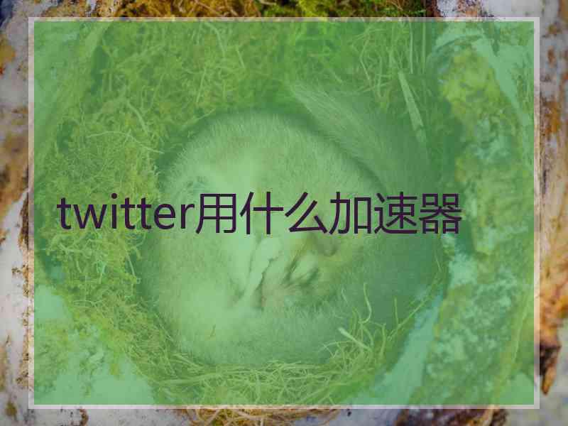 twitter用什么加速器