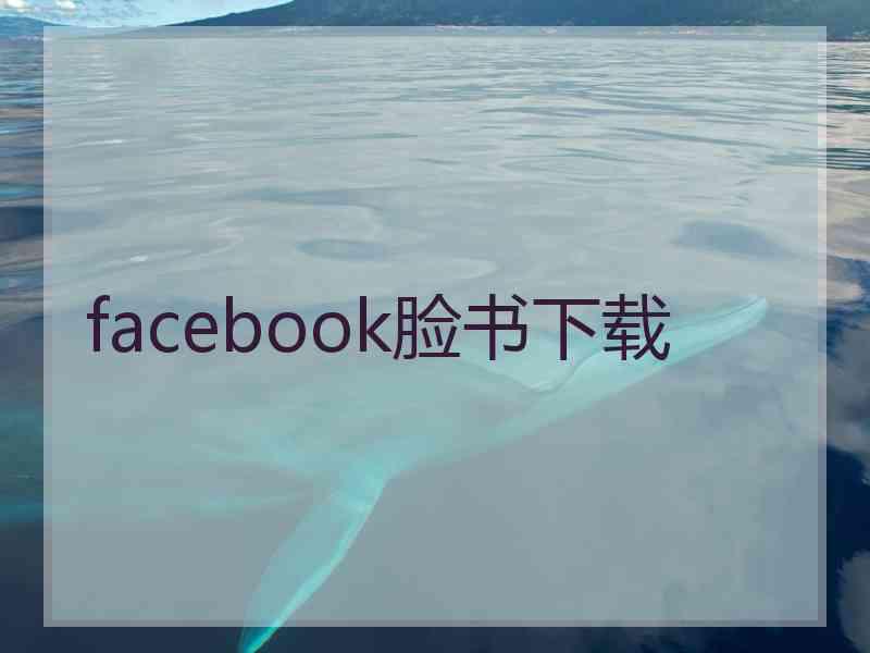 facebook脸书下载