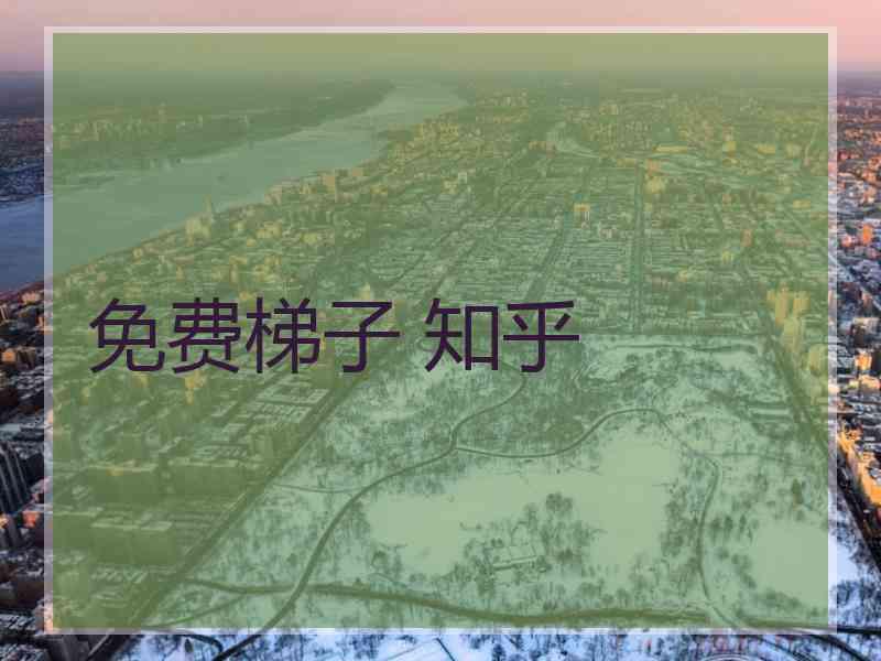 免费梯子 知乎