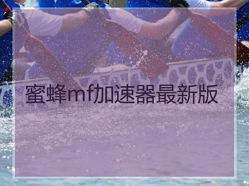 蜜蜂mf加速器最新版