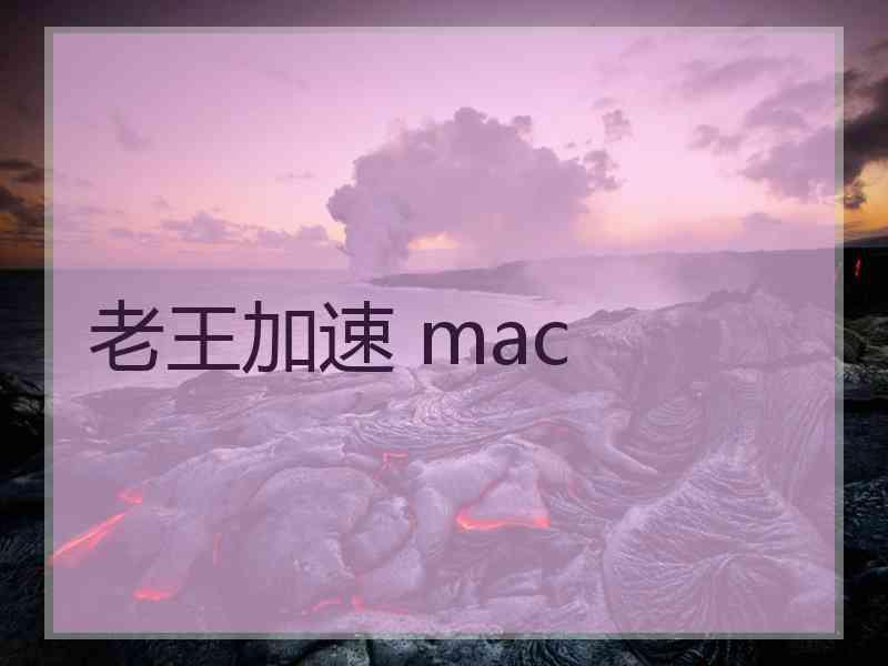 老王加速 mac