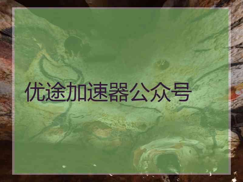 优途加速器公众号