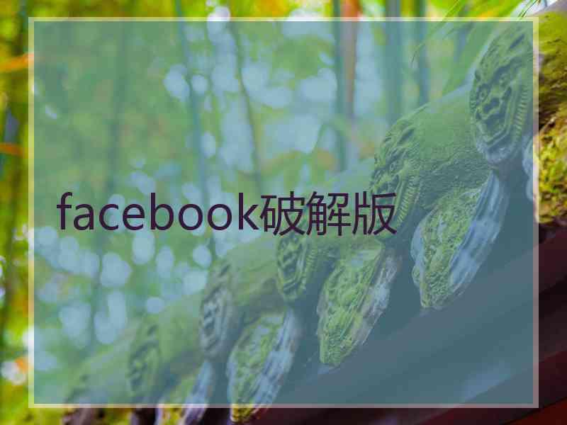 facebook破解版