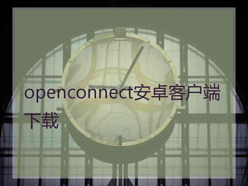 openconnect安卓客户端下载