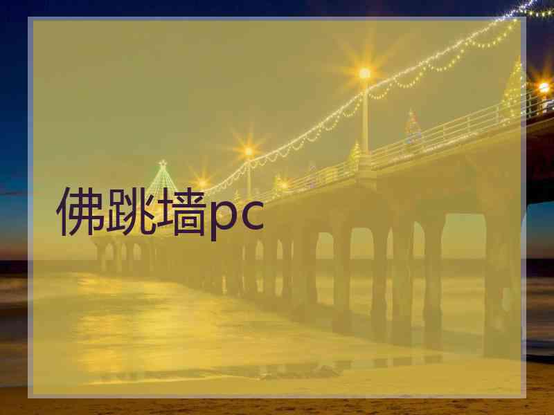 佛跳墙pc