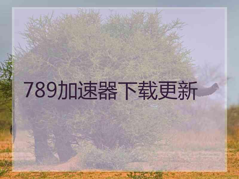 789加速器下载更新