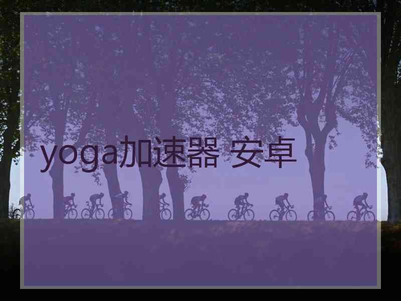 yoga加速器 安卓