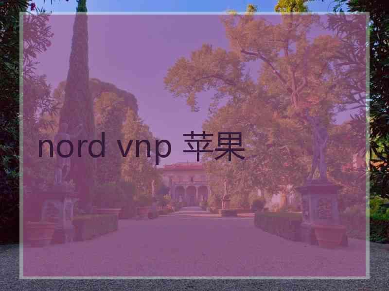 nord vnp 苹果