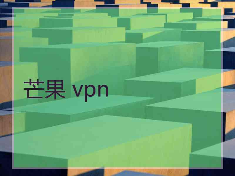 芒果 vpn