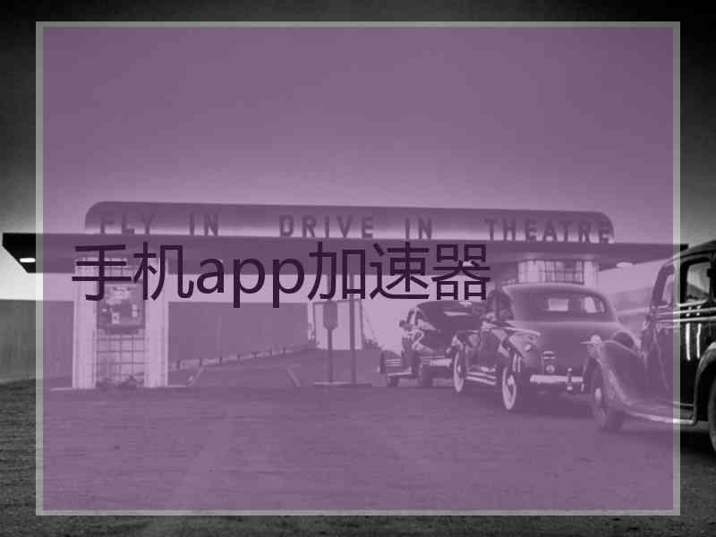 手机app加速器