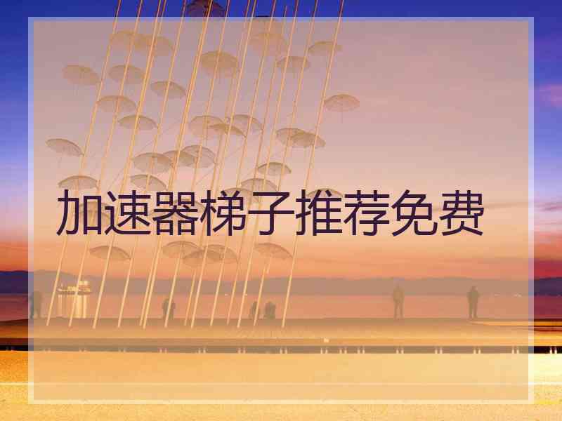 加速器梯子推荐免费