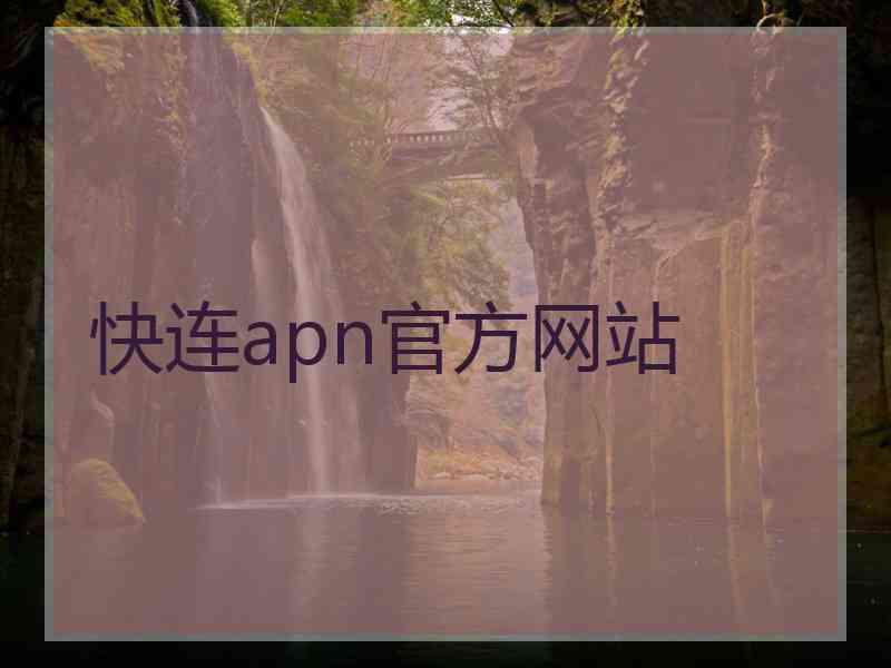 快连apn官方网站